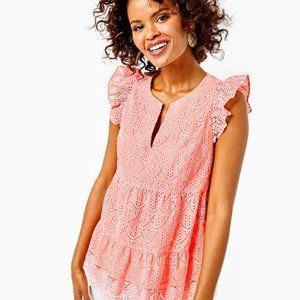 Lilly Pulitizer Keila Eyelet Top